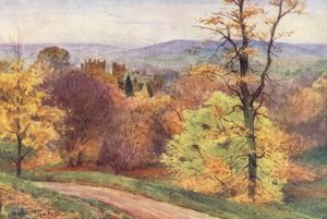 Wessex: Melbury Park (farvelitografi) af Walter Frederick Roofe Tyndale