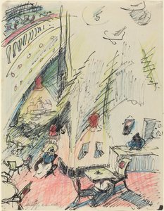 Das leere Café (Den tomme café) af Walter Gramatte