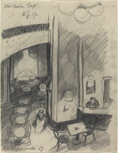 Das leere Café (Den tomme café) af Walter Gramatte