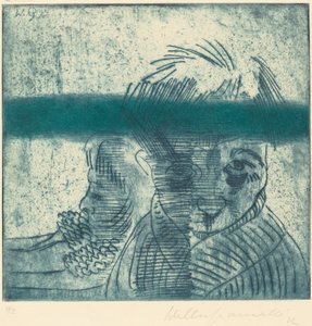 Parret Das Paar, 1922. af Walter Gramatte