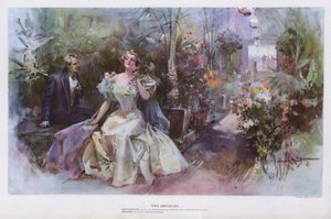 To forhindringer (farve litho) af Walter Granville Smith