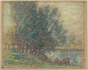 Willows, Longpre, Frankrig af Walter Griffin