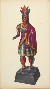 Cigarbutik indisk, ca. 1937.