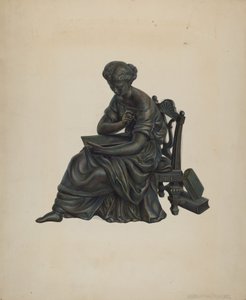 Statue ur dekoration, ca. 1939.