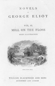 Titelside af The Mill on the Floss af George Eliot, c1880 af Walter James Allen