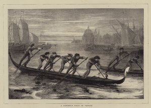 Et gondolløb i Venedig