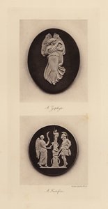 Wedgwood keramikplader med klassiske scener (fotogravure) af Walter L. Colls