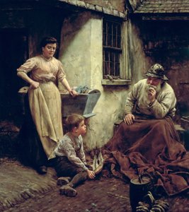 Et stykke af den gamle blok af Walter Langley