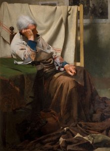 Til minde, 1883. af Walter Langley