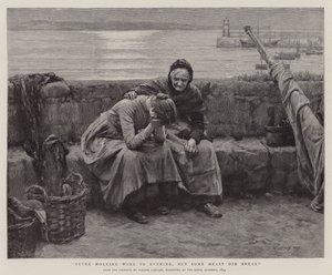 Aldrig Morgen gik til Aften, men noget Hjerte knuste af Walter Langley