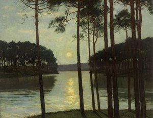 Aftenstemning ved Schlachtensee