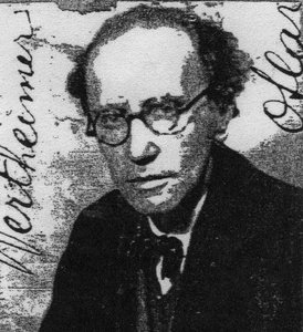 Oskar (Oscar) von Wertheimer, ungarsk forfatter (f. Wien 1892- d.1944) (s/h foto)