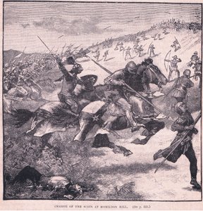 Anklagen mod skotterne ved Homildon Hill AD 1402 af Walter Paget