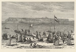 Helgoland, øen, der skal afstås til Tyskland af Walter Paget