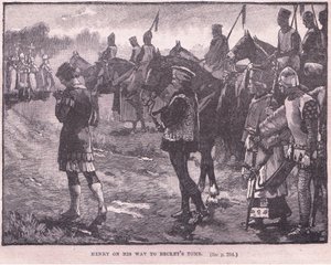 Henry på vej til Beckets grav 1174 e.Kr af Walter Paget