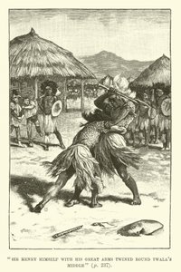 Illustration til King Solomons Mines af H Rider Haggard af Walter Paget