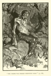 Illustration til King Solomons Mines af H Rider Haggard af Walter Paget