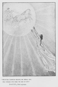 Illustration til pavens Odyssey of Homer (litho) af Walter Paget