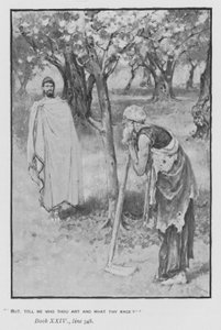Illustration til pavens Odyssey of Homer (litho) af Walter Paget