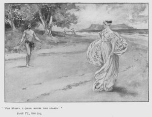 Illustration til pavens Odyssey of Homer (litho) af Walter Paget