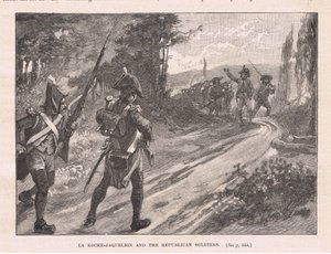 La Roche Jaquelein og de republikanske soldater AD 1795 af Walter Paget