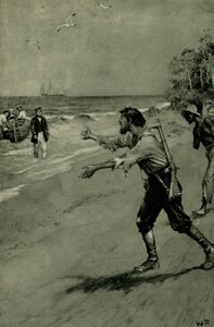 Slutningen på Edward John Eyres rejse af Walter Paget