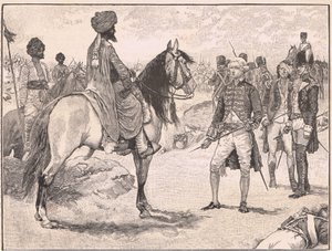 Baillies overgivelse til Hyder Ali AD1780 af Walter Paget