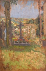 Chagford kirkegård af Walter Richard Sickert