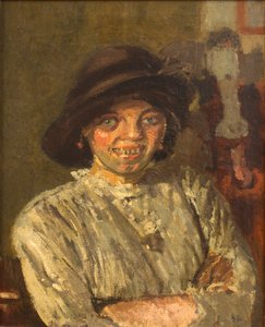 Kylling, ca. 1914 (Olie på lærred)