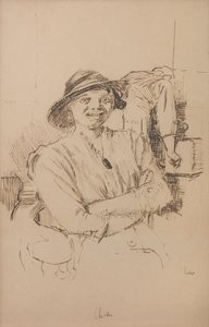 Chicken, ca. 1914 (Blyant, pen og sepiablæk på papir) af Walter Richard Sickert