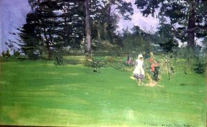 Figurer på en græsplæne af Walter Richard Sickert