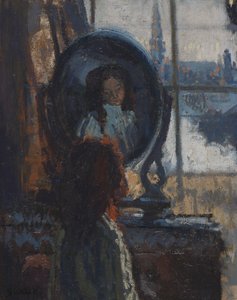 Pige ved et skueglas, lille Rachel af Walter Richard Sickert