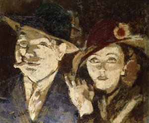 Jack og Jill, ca. 1936-7 af Walter Richard Sickert