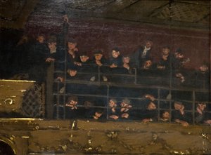 Noctes Ambrosionae, Gallery Of The Old Mogul, 1906-07. af Walter Richard Sickert