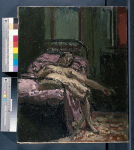 Nøgen på en seng af Walter Richard Sickert