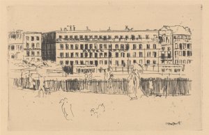 Old Hotel Royal Dieppe af Walter Richard Sickert