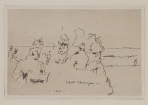 Scheveningen, Kaffeeklatsch (sladder) af Walter Richard Sickert
