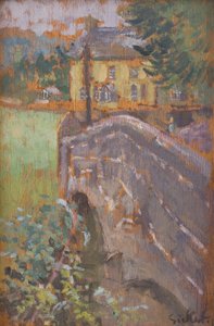 The Bridge, Chagford af Walter Richard Sickert