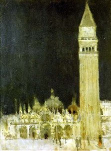 The Campanile, Venedig, ca. 1896-97 (olie på lærred) af Walter Richard Sickert