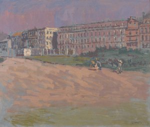 Hotel Royal, Dieppe, ca. 1900-01 (olie på lærred) af Walter Richard Sickert