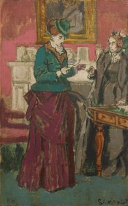 The Proposal [Efter Robert Barnes], ca. 1931-32 (Olie på lærred) af Walter Richard Sickert