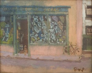 The Shop, Chagford af Walter Richard Sickert