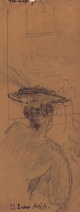 Trapezen (blyant) af Walter Richard Sickert