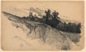 Landskab i Hastings, New York af Walter Shirlaw