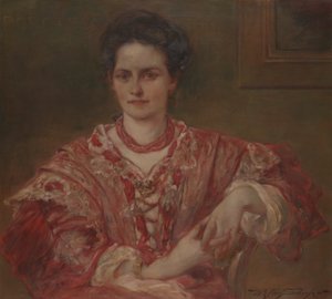 Portræt af Dorothea A. Dreier (1870 af Walter Shirlaw