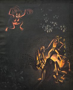 Calonarang, ca. 1930 (olie på lærred)
