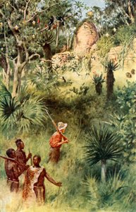 Mauch opdager ruinerne af Zimbabwe af Walter Stanley Paget