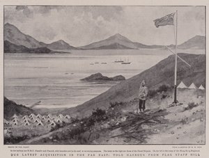 Vores seneste erhvervelse i Fjernøsten, Tolo Harbor fra Flag Staff Hill af Walter Stanley Paget