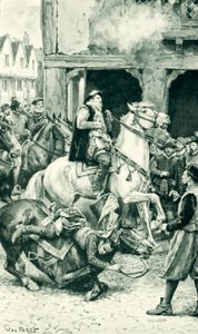 Mordet på regent Moray ved Linlithgow af Walter Stanley Paget