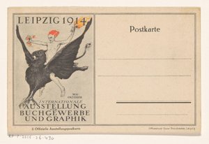 Geni på en griffin af Walter Tiemann